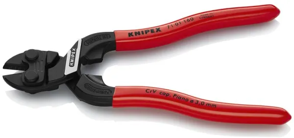 Knipex KNIPEX CoBoltÂ® S Kompakt boltsaks sort atramenteret, betrukket med kunststof 160 mm