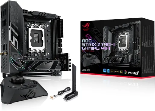 ASUS ROG STRIX Z790-I GAMING WIFI Bundkort - Intel Z790 - Intel LGA1700 socket - DDR5 RAM - Mini-ITX